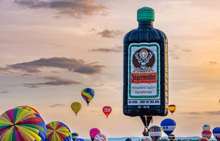 Jagermeister ballon